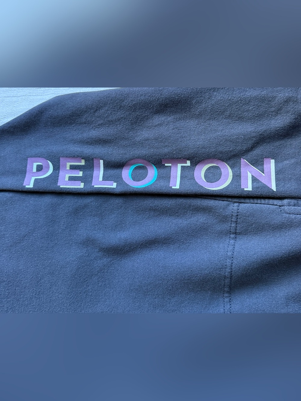 PELOTON Womens Make Your Mark Quarter Zip Hoodie Size Large Dark Gray - Picture 2 of 16